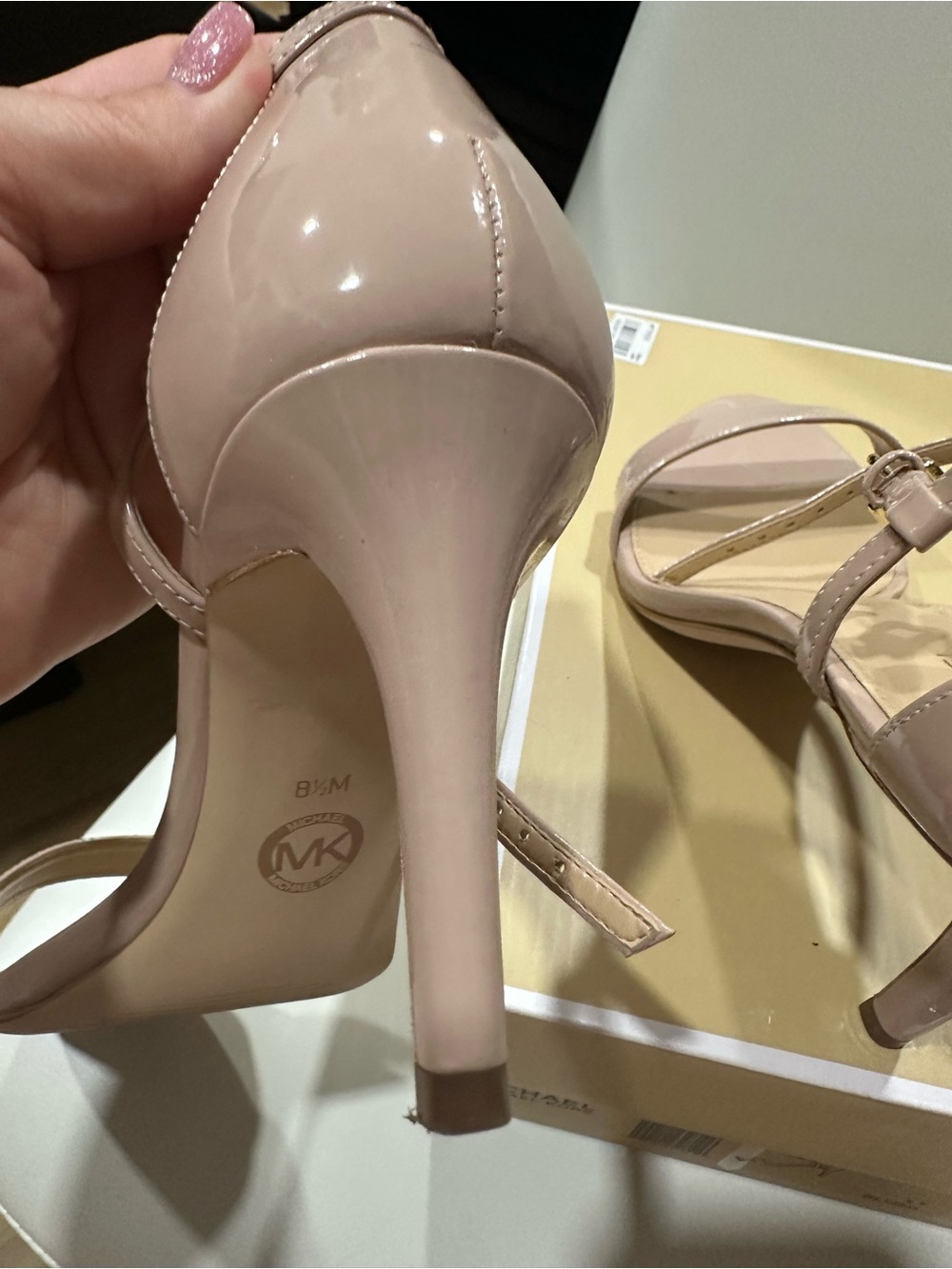 Michael Kors Blush Patent Leather Stiletto Heels
